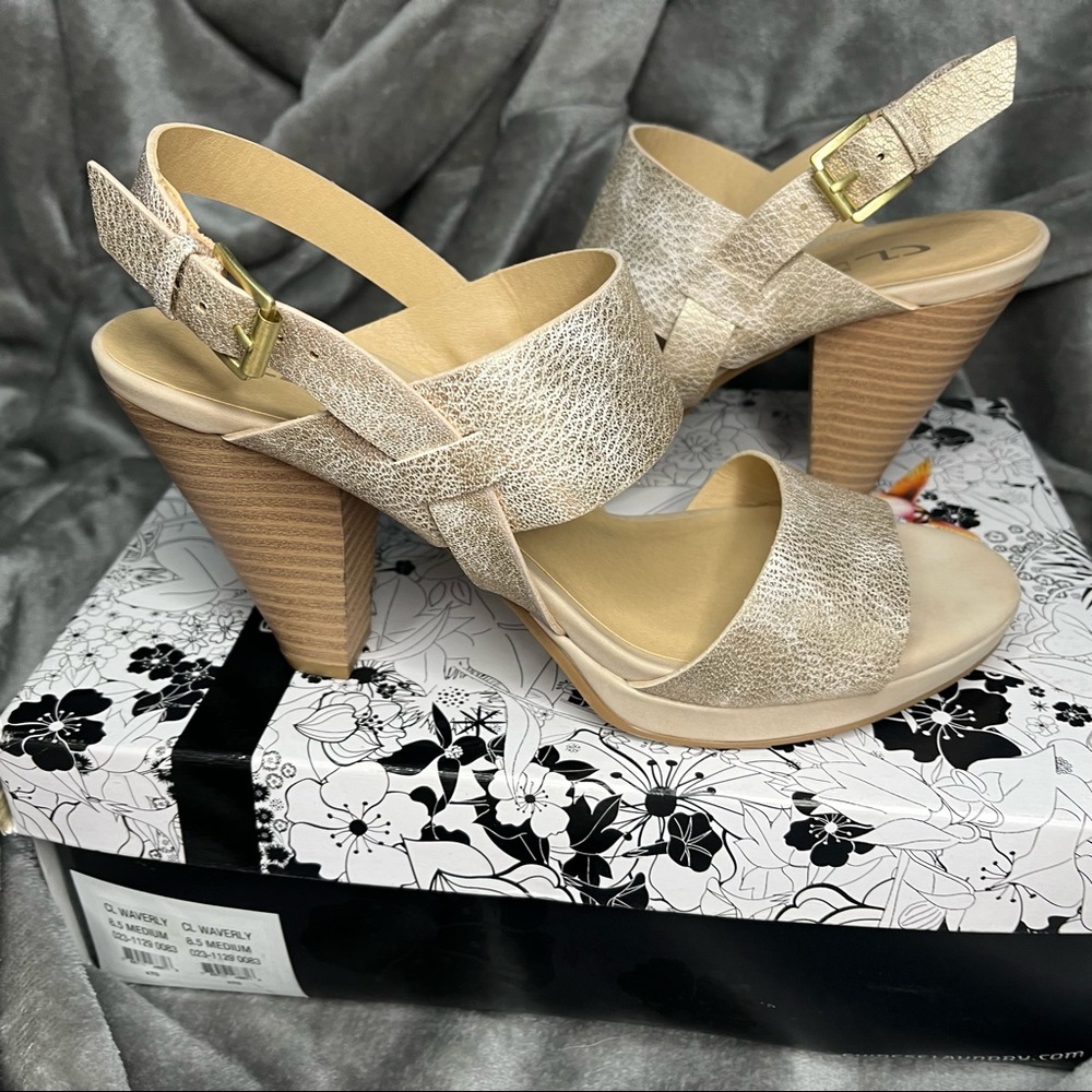 CL by Laundry rose gold shoes